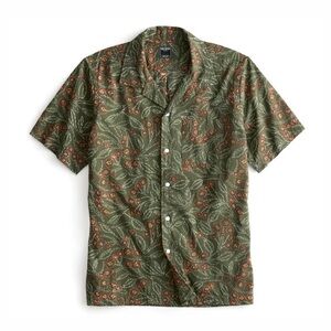 NWOT Todd Snyder Hand Embroidered Floral Camp Shirt